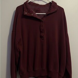 Aerie Burgundy Sweater